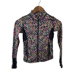 Zella Girl Activewear Jacket Size S (7/8) Multicolor Star Print